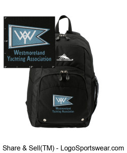 Backpack, Embroidered Logo Design Zoom