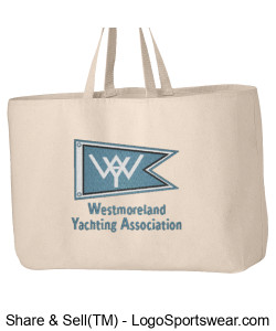 Giant tote bag, Imprinted Logo Design Zoom