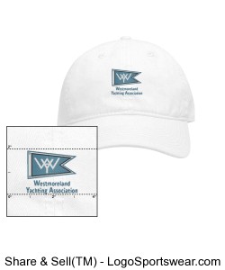 Washed Twill Cotton Hat by The Game Embroidered Logo Design Zoom